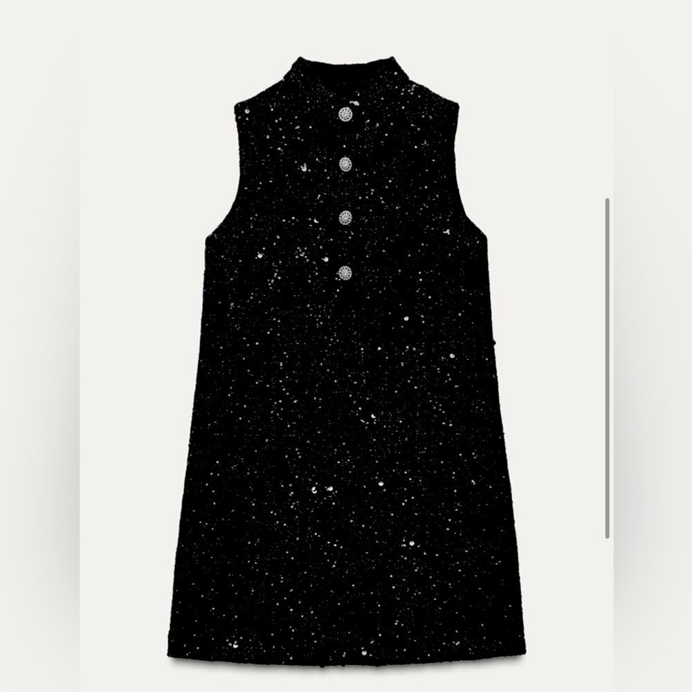Sequin mini shift dress